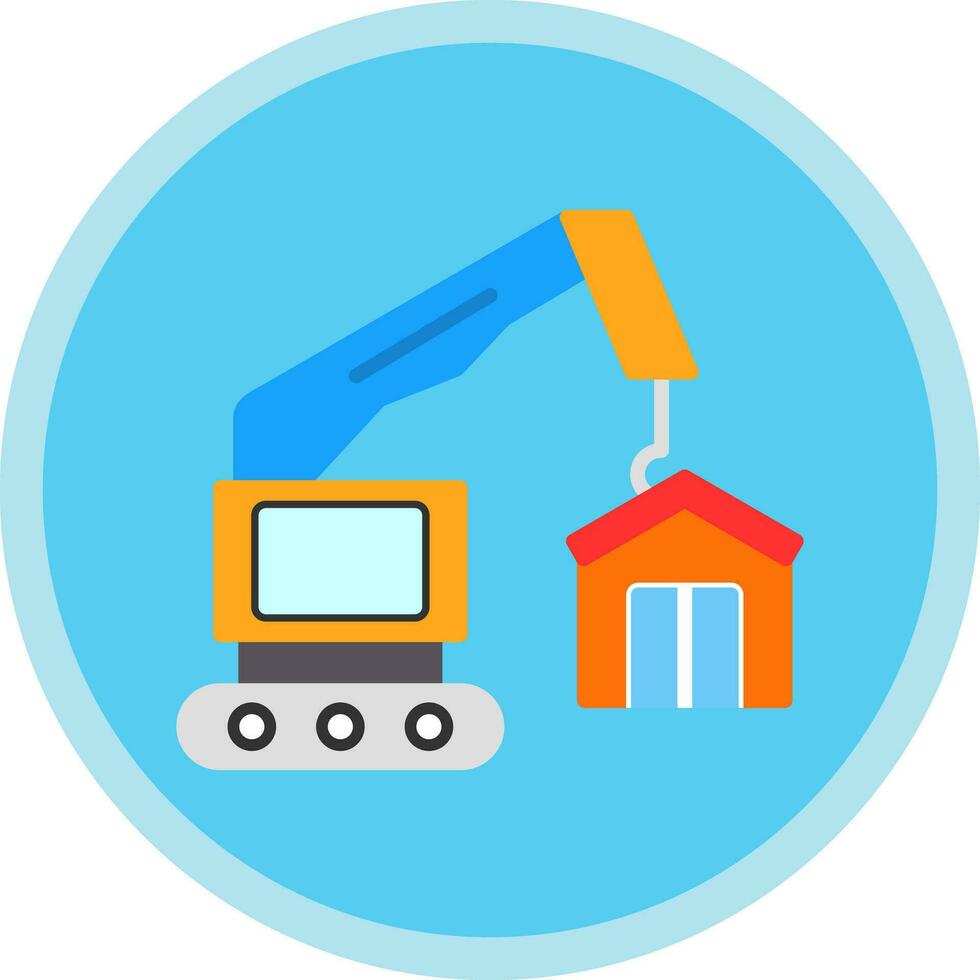 Construction site Vector Icon Design