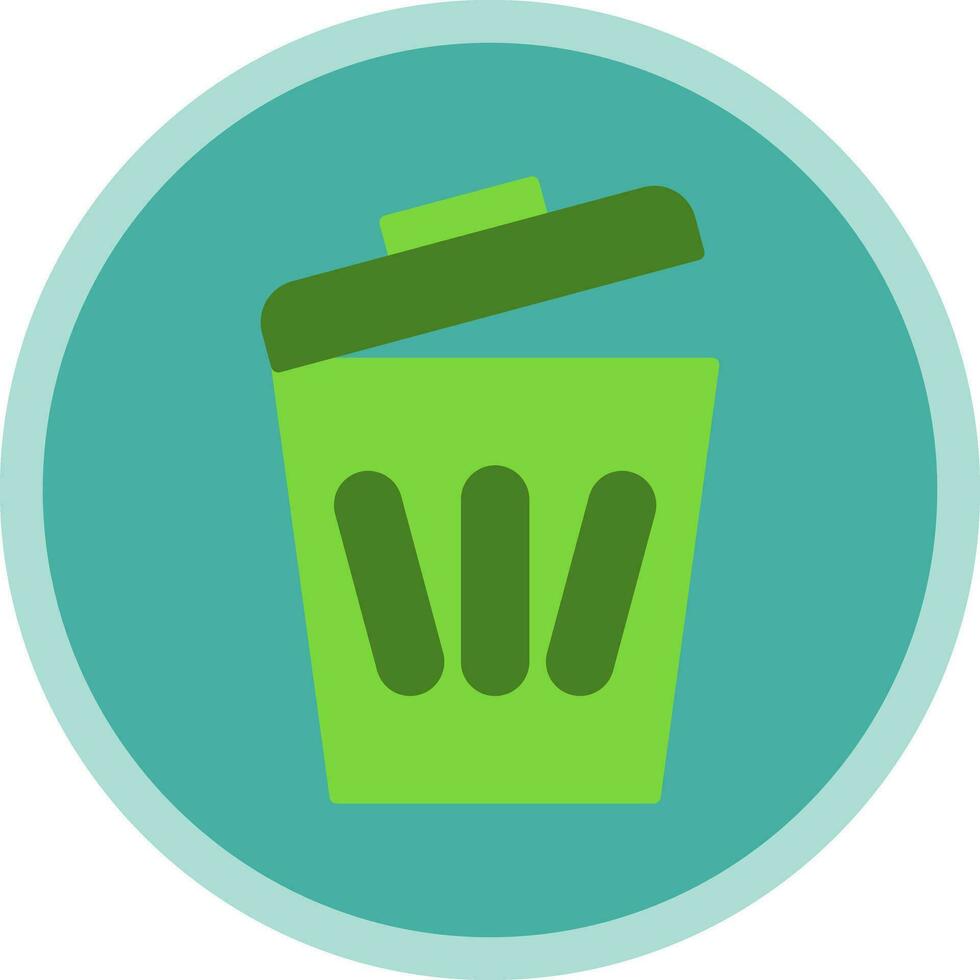 Trash can Vector Icon Design