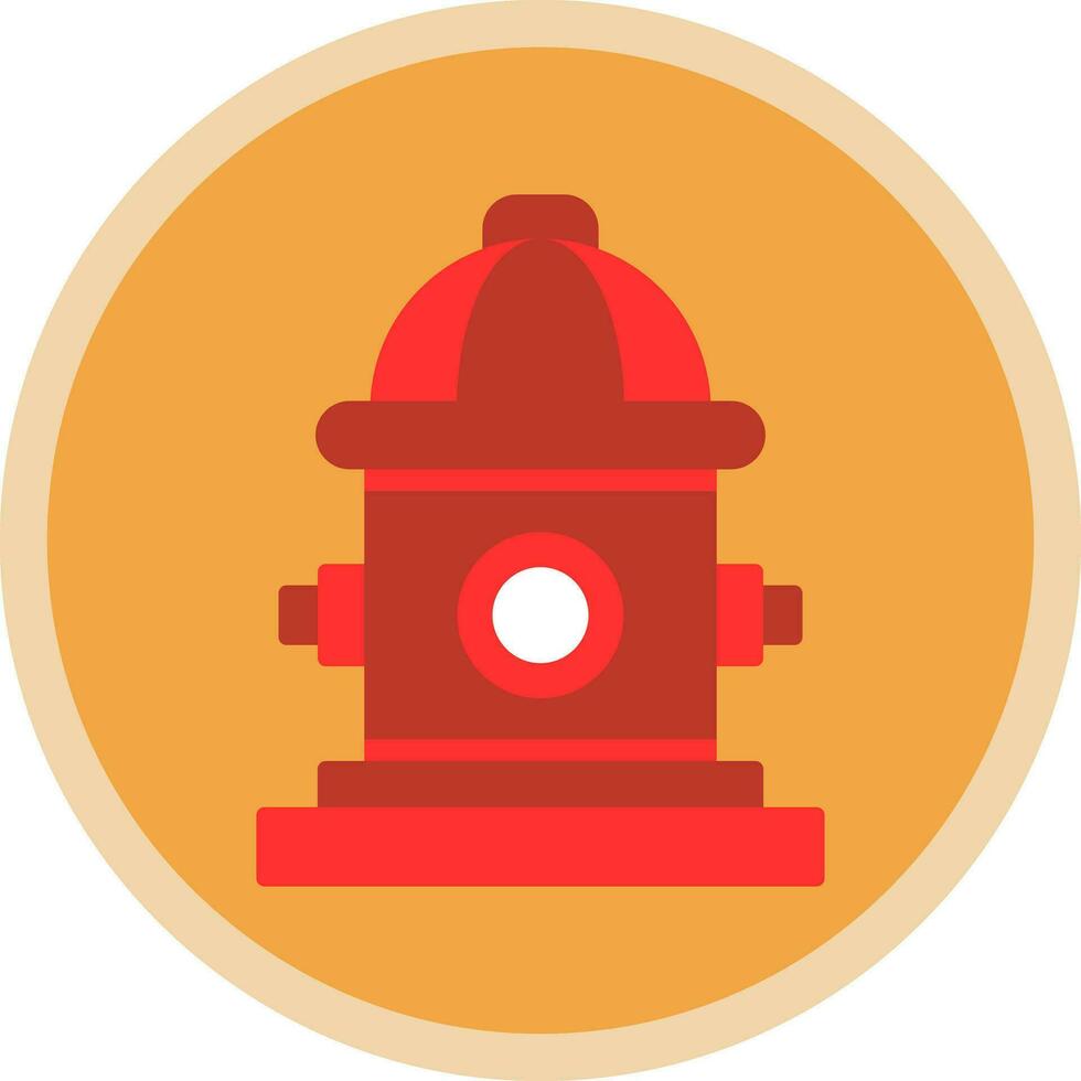 Fire hydrant Vector Icon Design