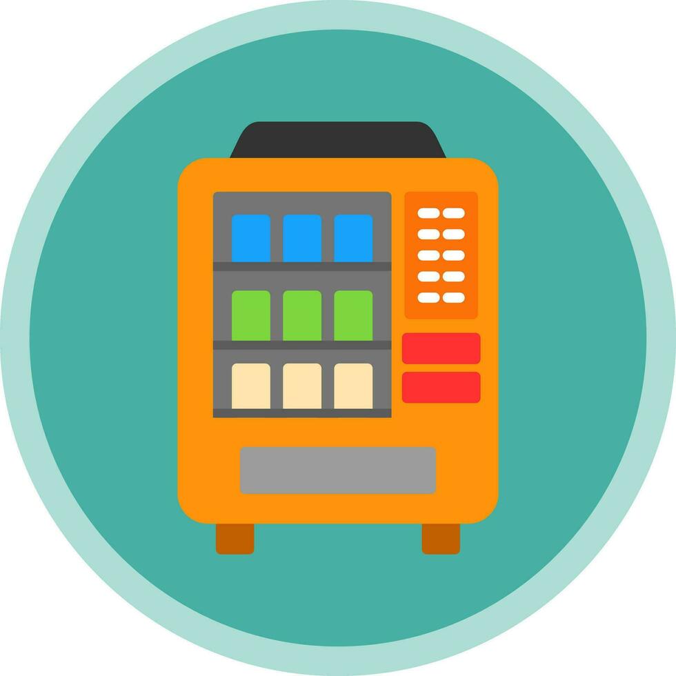 Vending machine Vector Icon Design