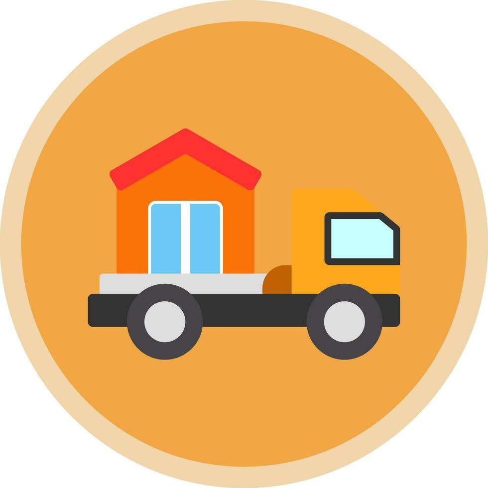 Delivery truck Vector Icon Design