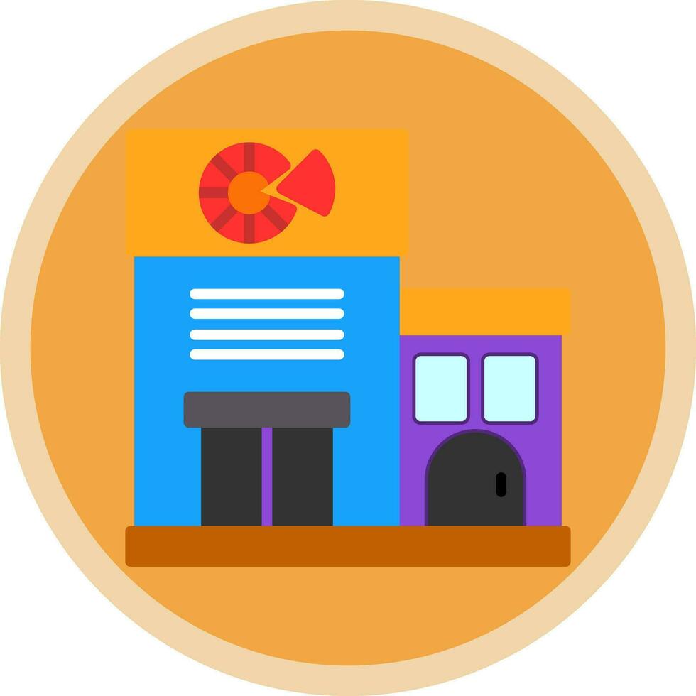 Pizza shop Vector Icon Design