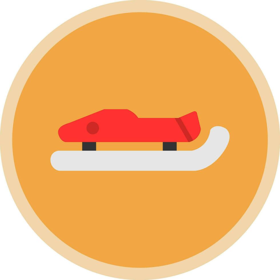 Luge Vector Icon Design