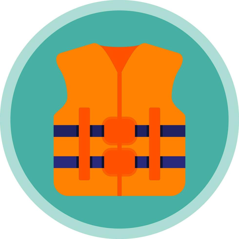 Life jacket Vector Icon Design