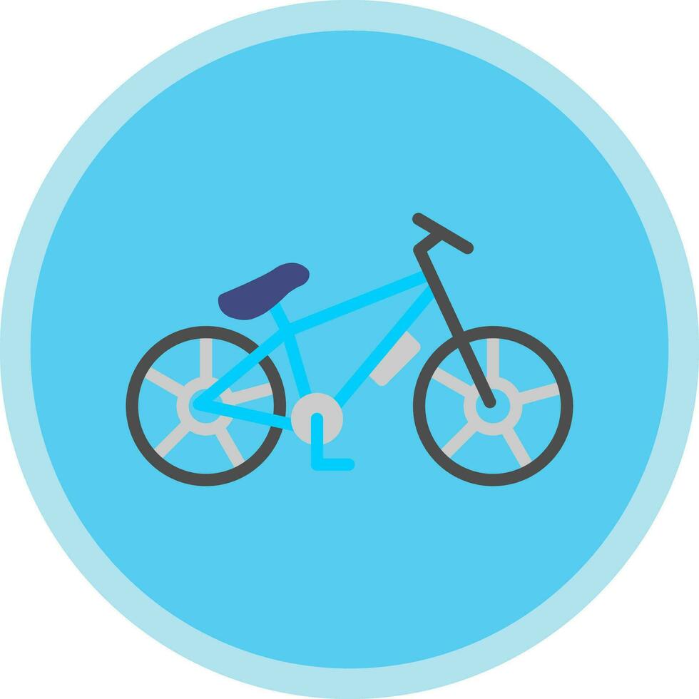 diseño de icono de vector de bicicleta de montaña