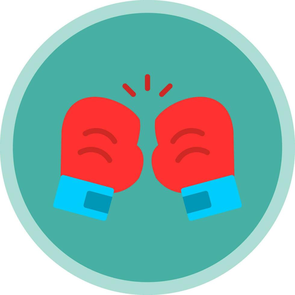 Boxing gloves Vector Icon Design