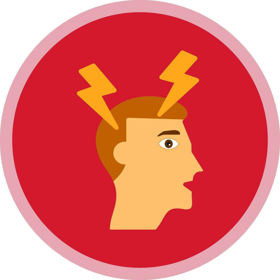 Headache Vector Icon Design