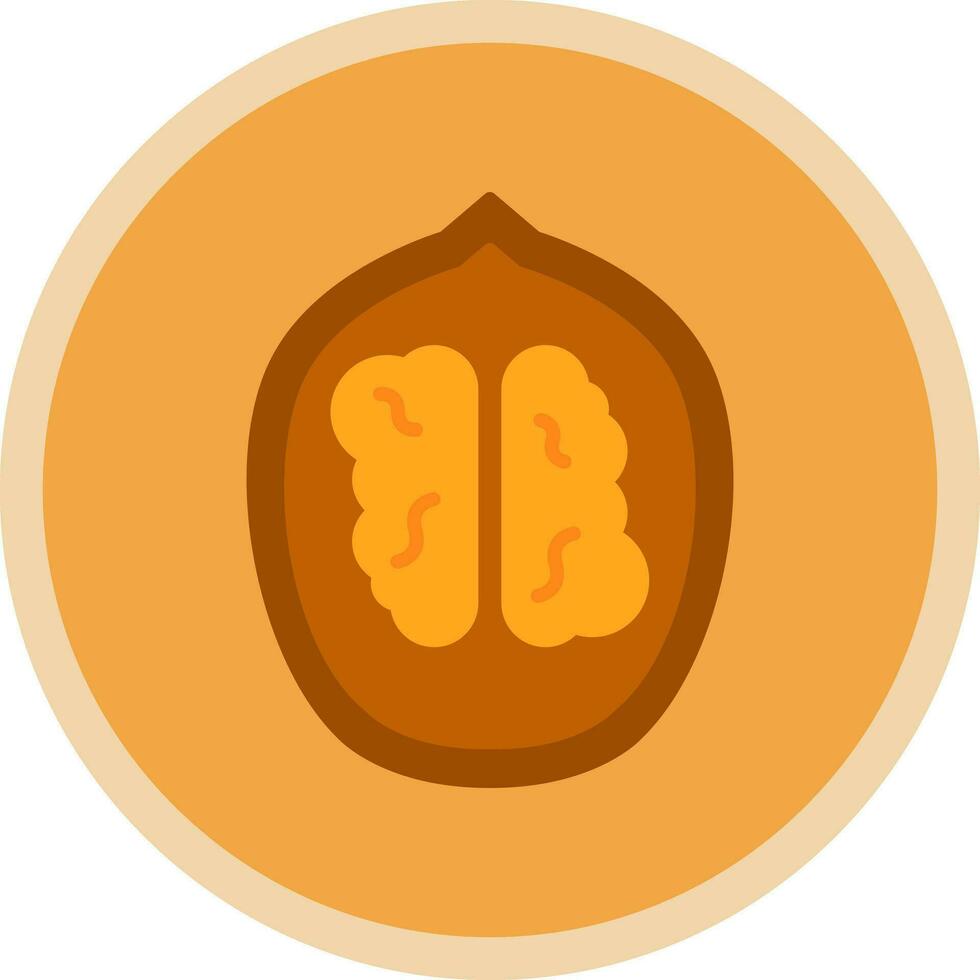 Walnut Vector Icon Design