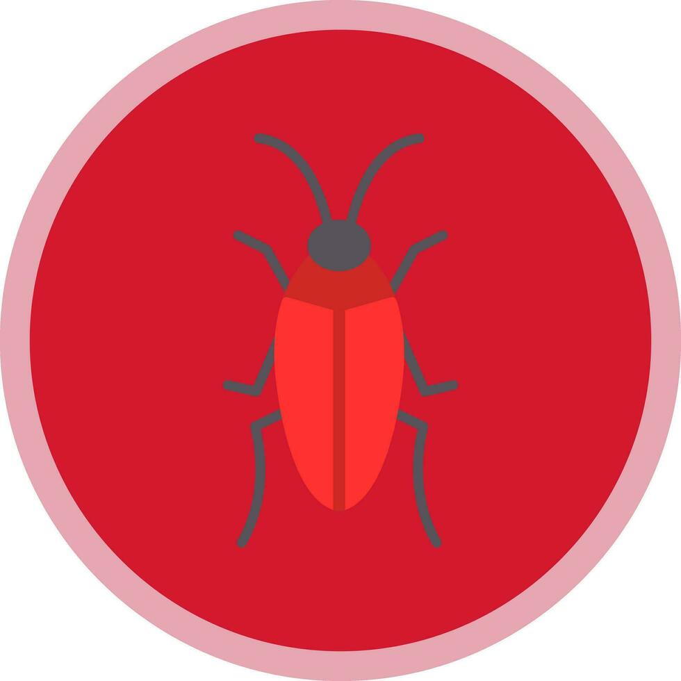 Cockroach Vector Icon Design
