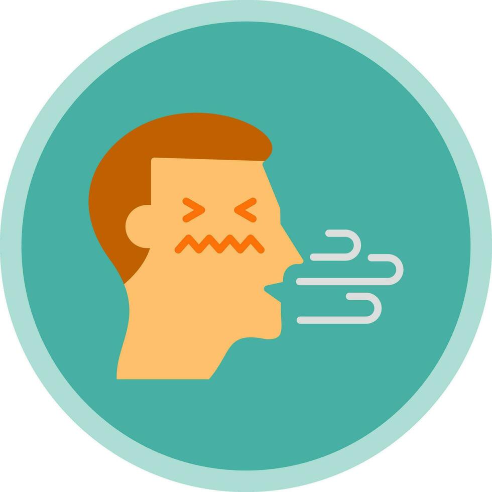 Bad breath Vector Icon Design