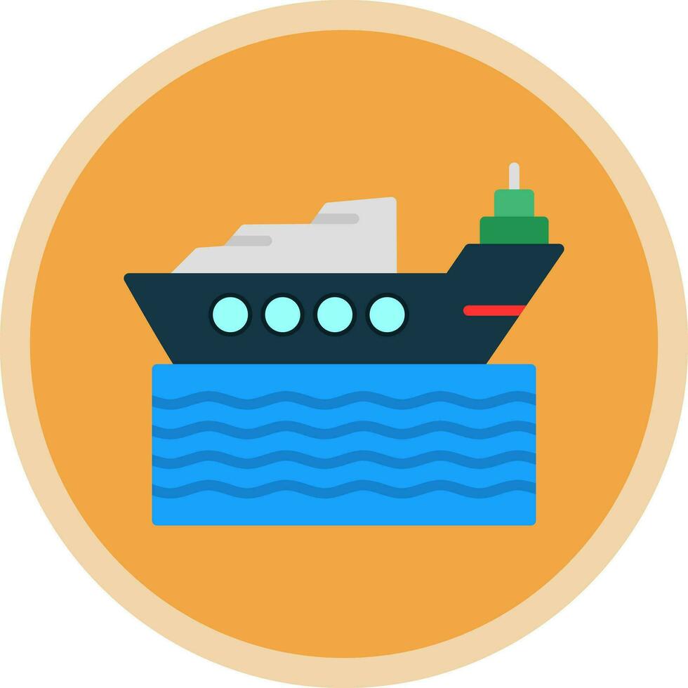 Ship Vector Icon Design