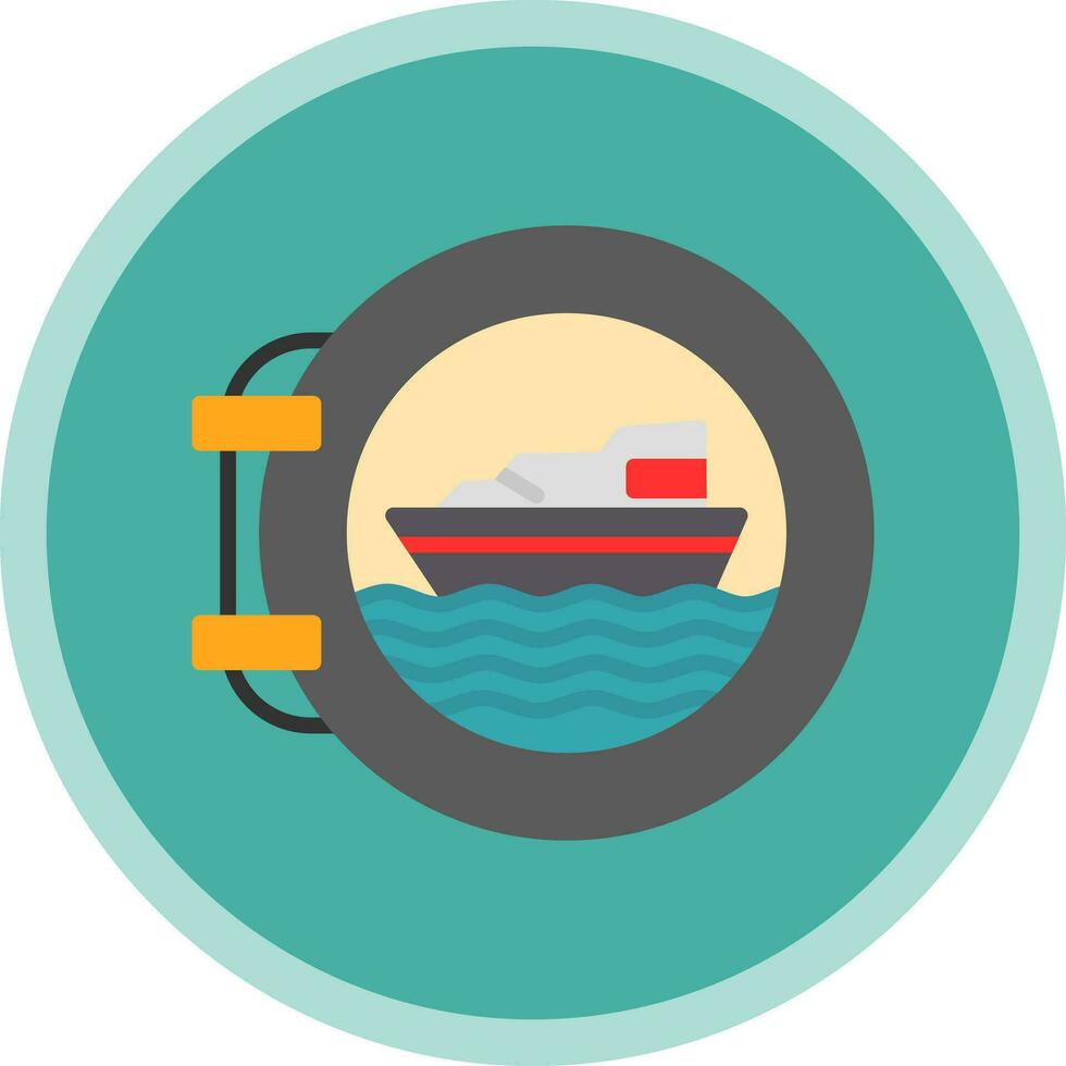 Porthole Vector Icon Design