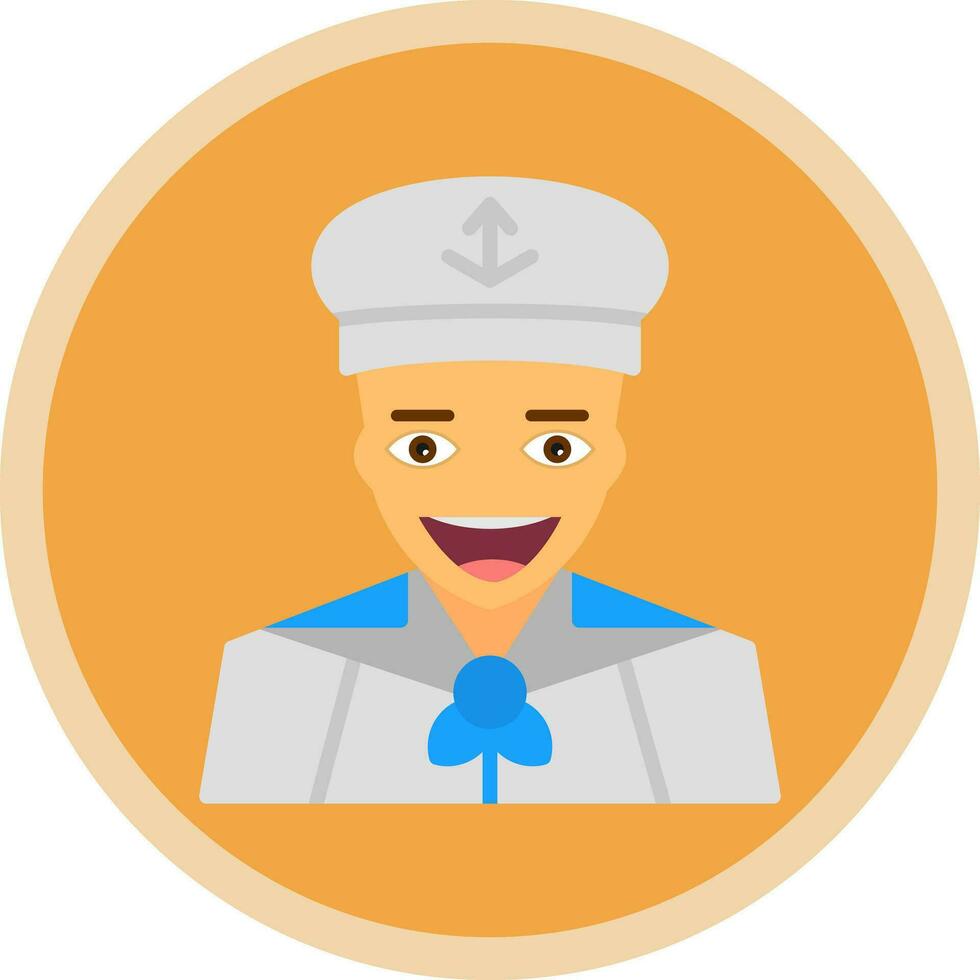 Sailor Vector Icon Design