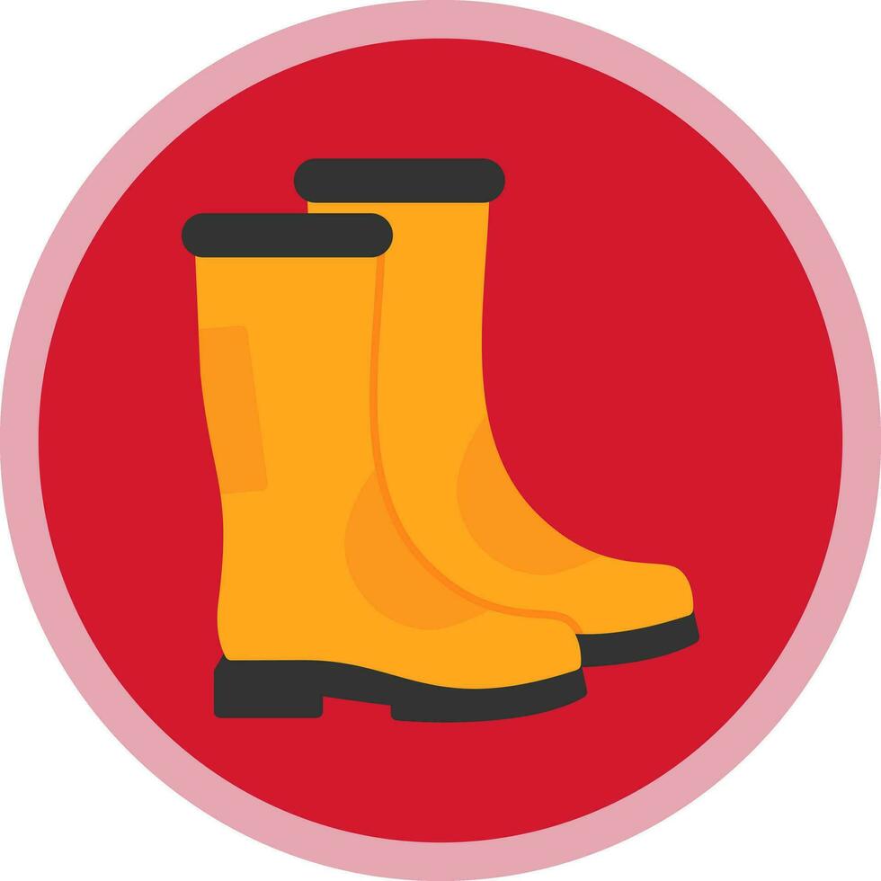 diseño de icono de vector de botas