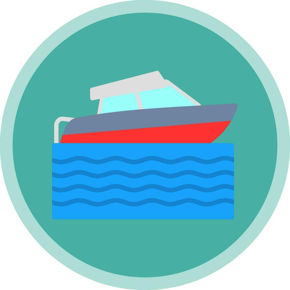 Speed boat Vector Icon Design