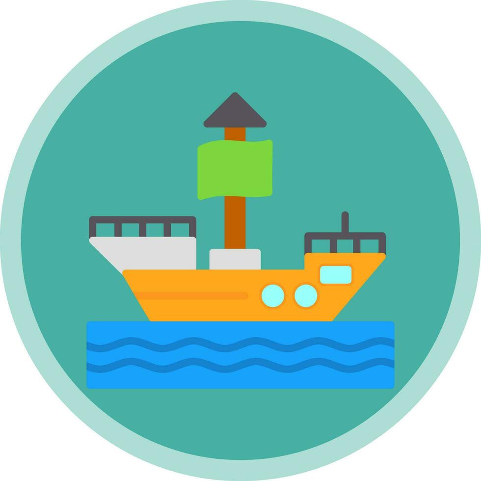 pirata Embarcacion vector icono diseño
