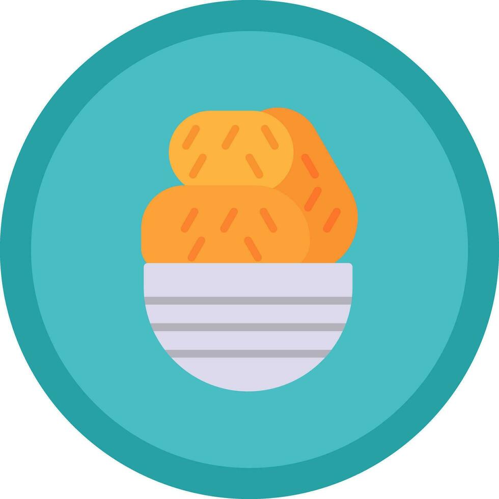 Croquette Vector Icon Design