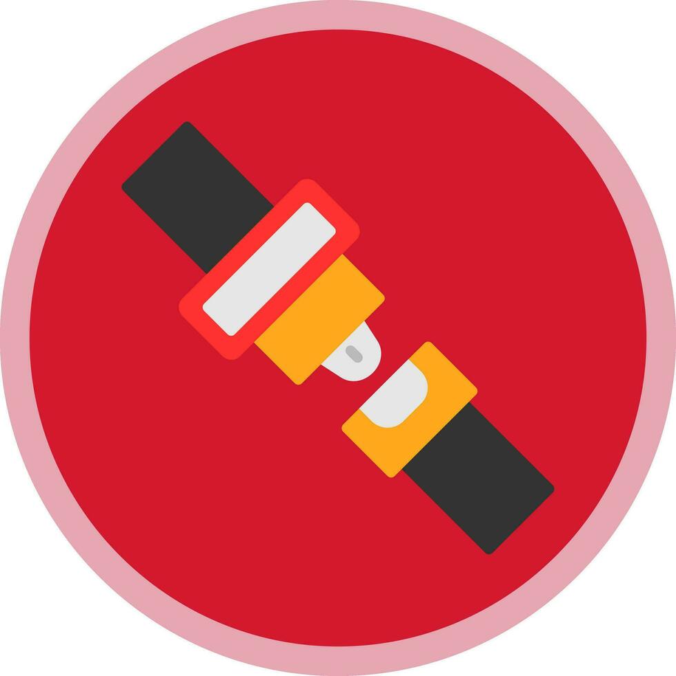 Seat belt Vector Icon Design