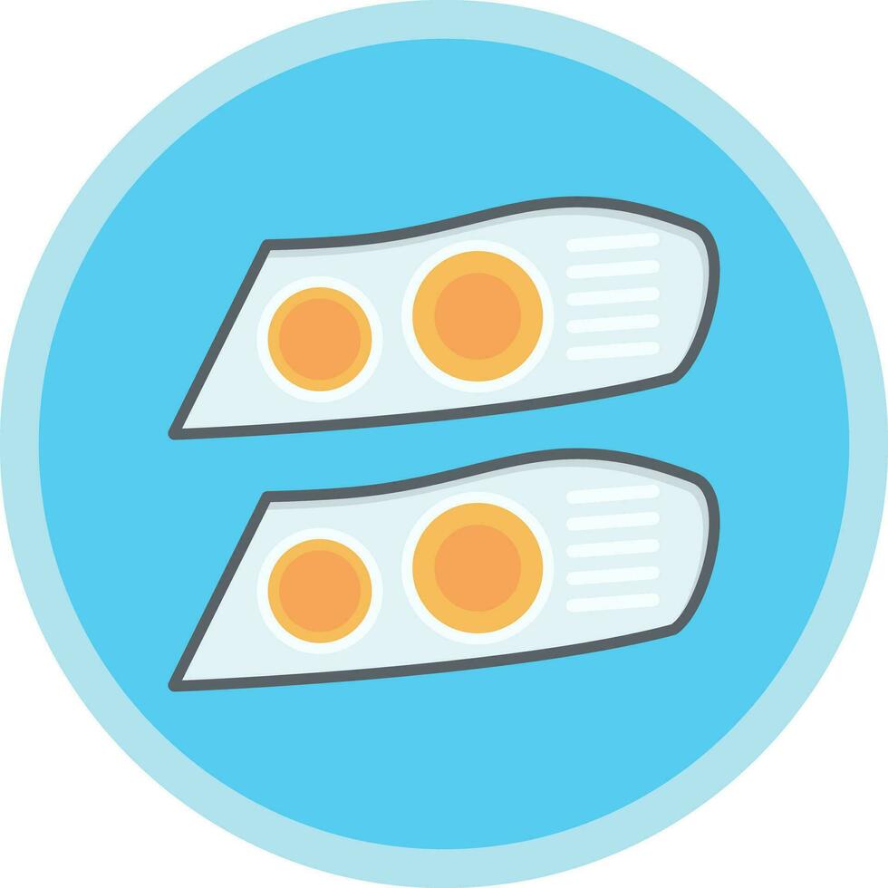 Car lights Vector Icon Design