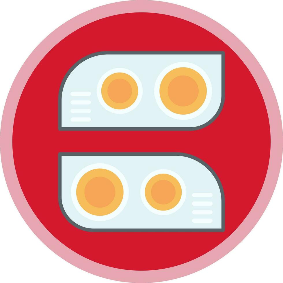 Car light Vector Icon Design
