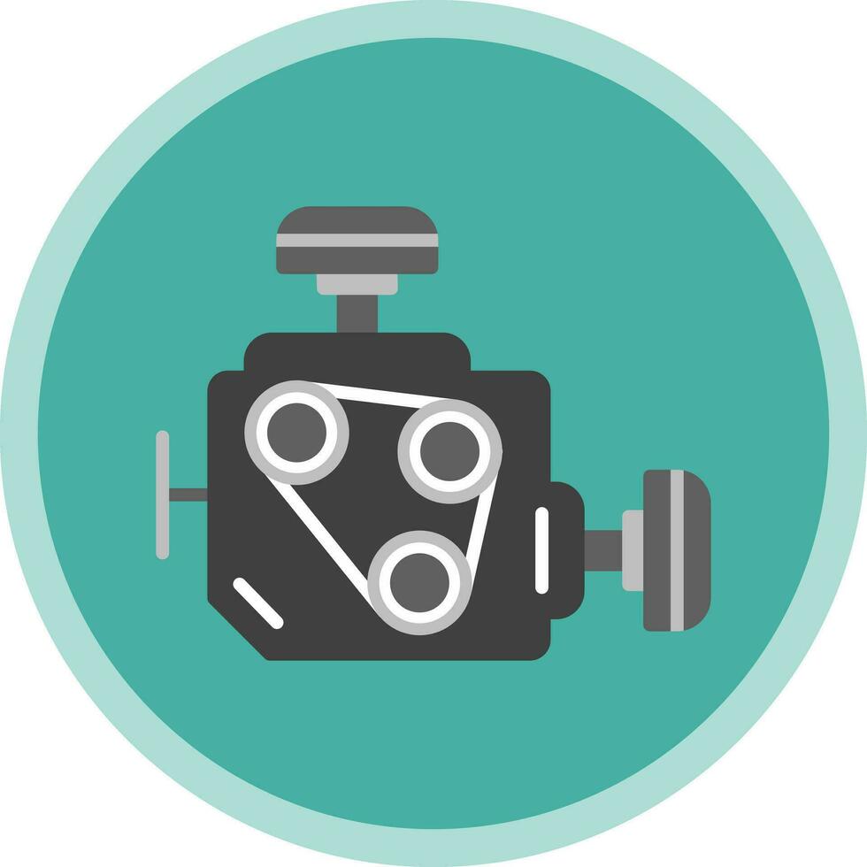 Car engine Vector Icon Design