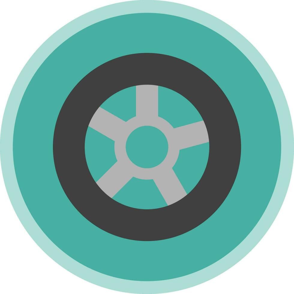 Wheel Vector Icon Design