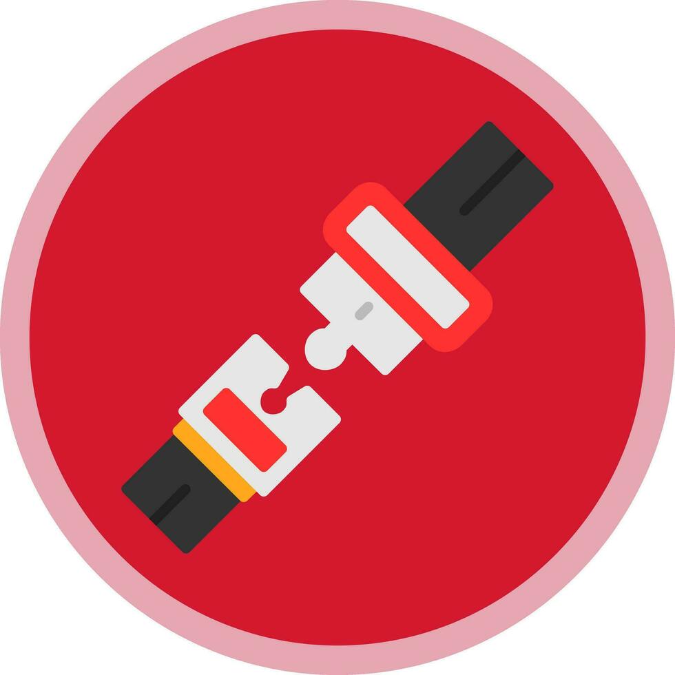Seatbelt Vector Icon Design