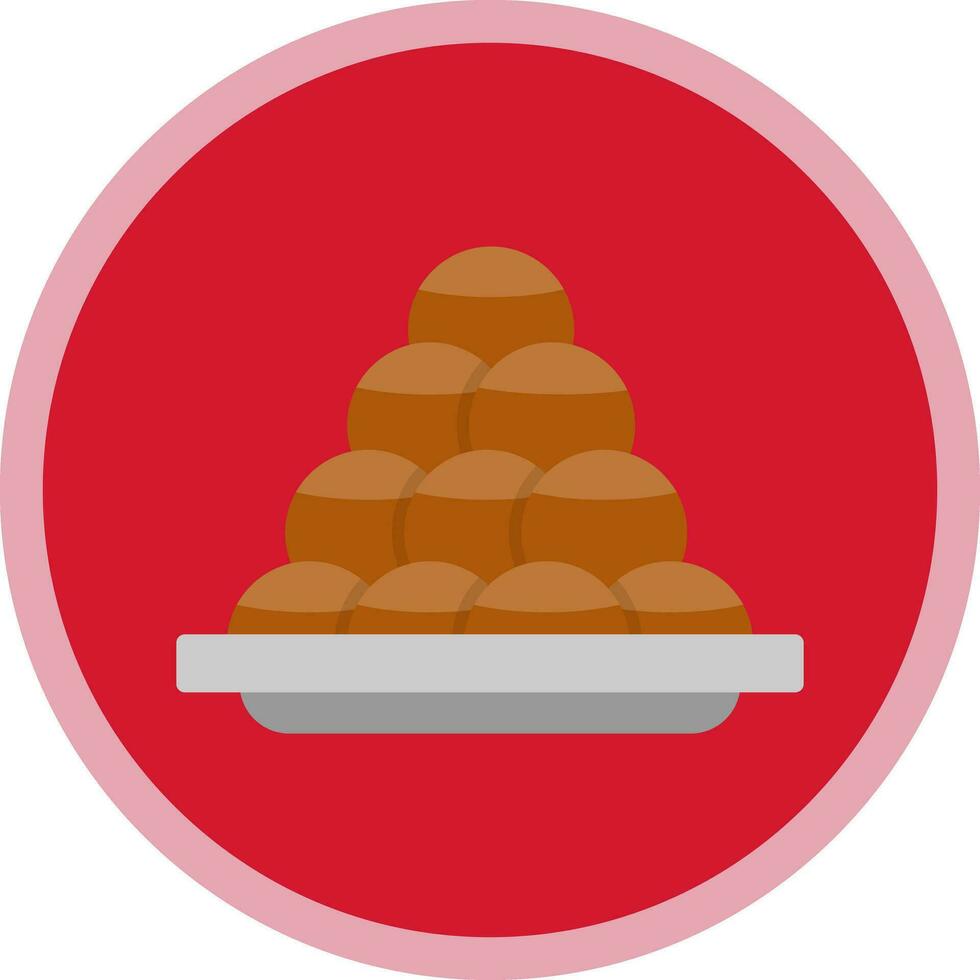 Oliebollen Vector Icon Design