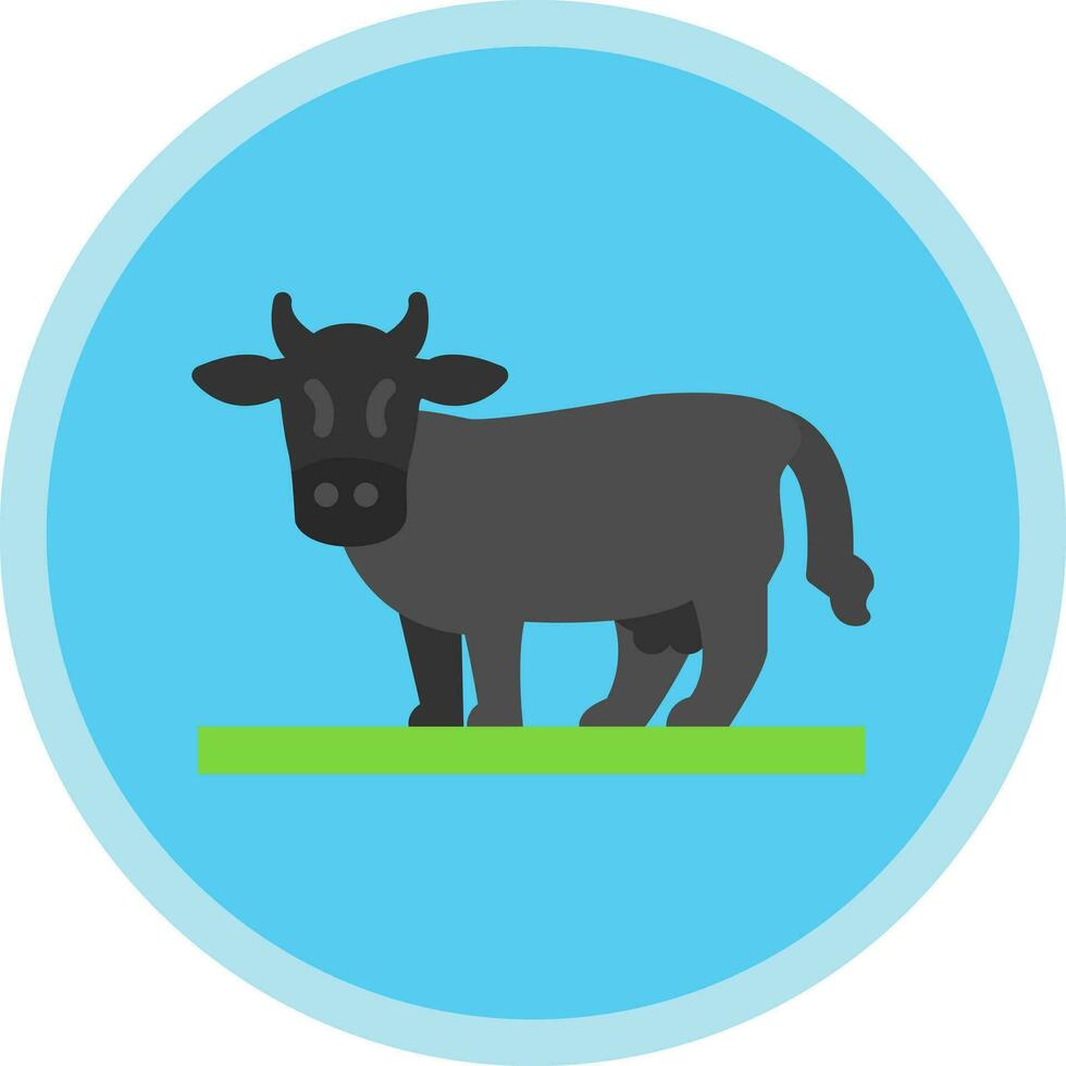 Cow Vector Icon Design