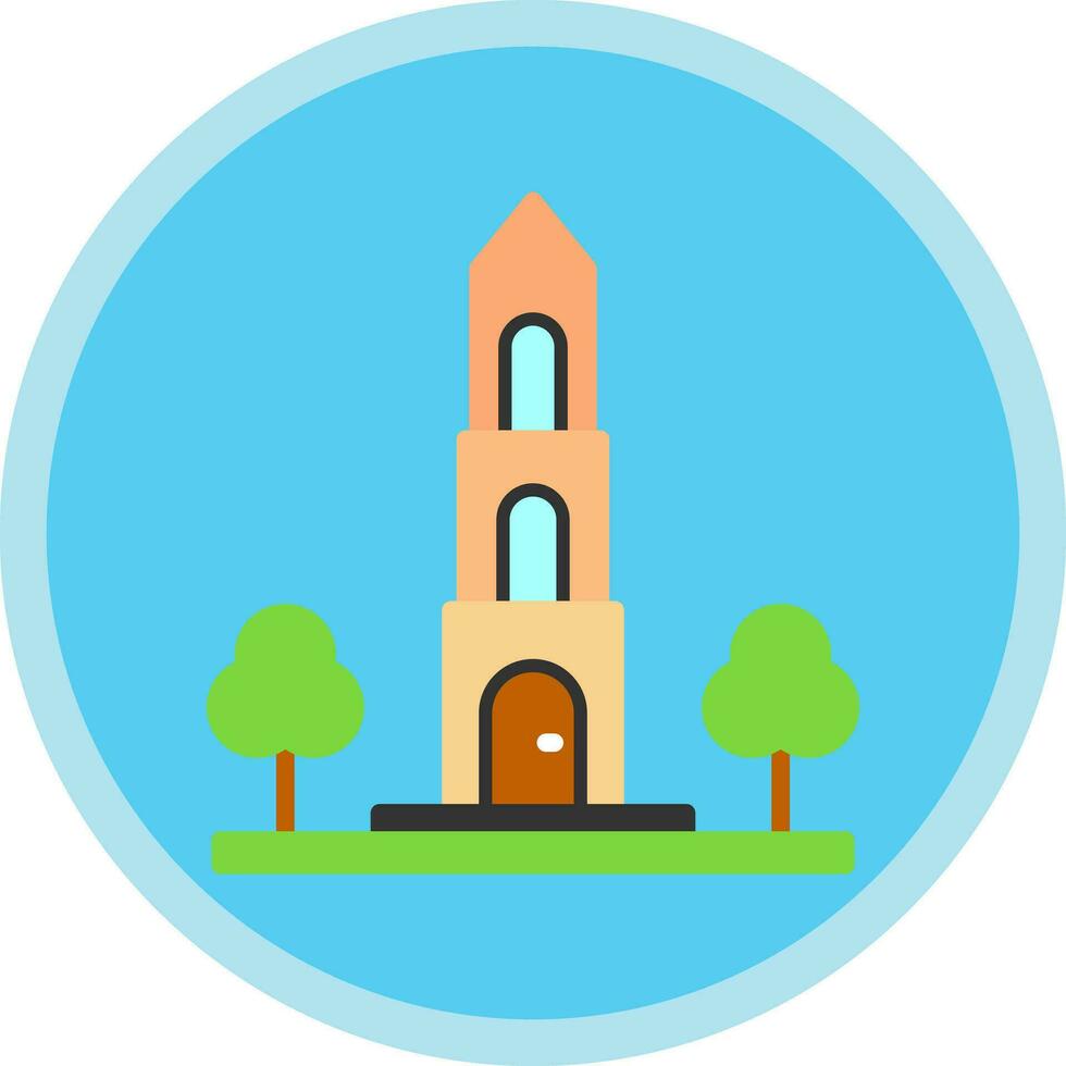 Dom tower Vector Icon Design
