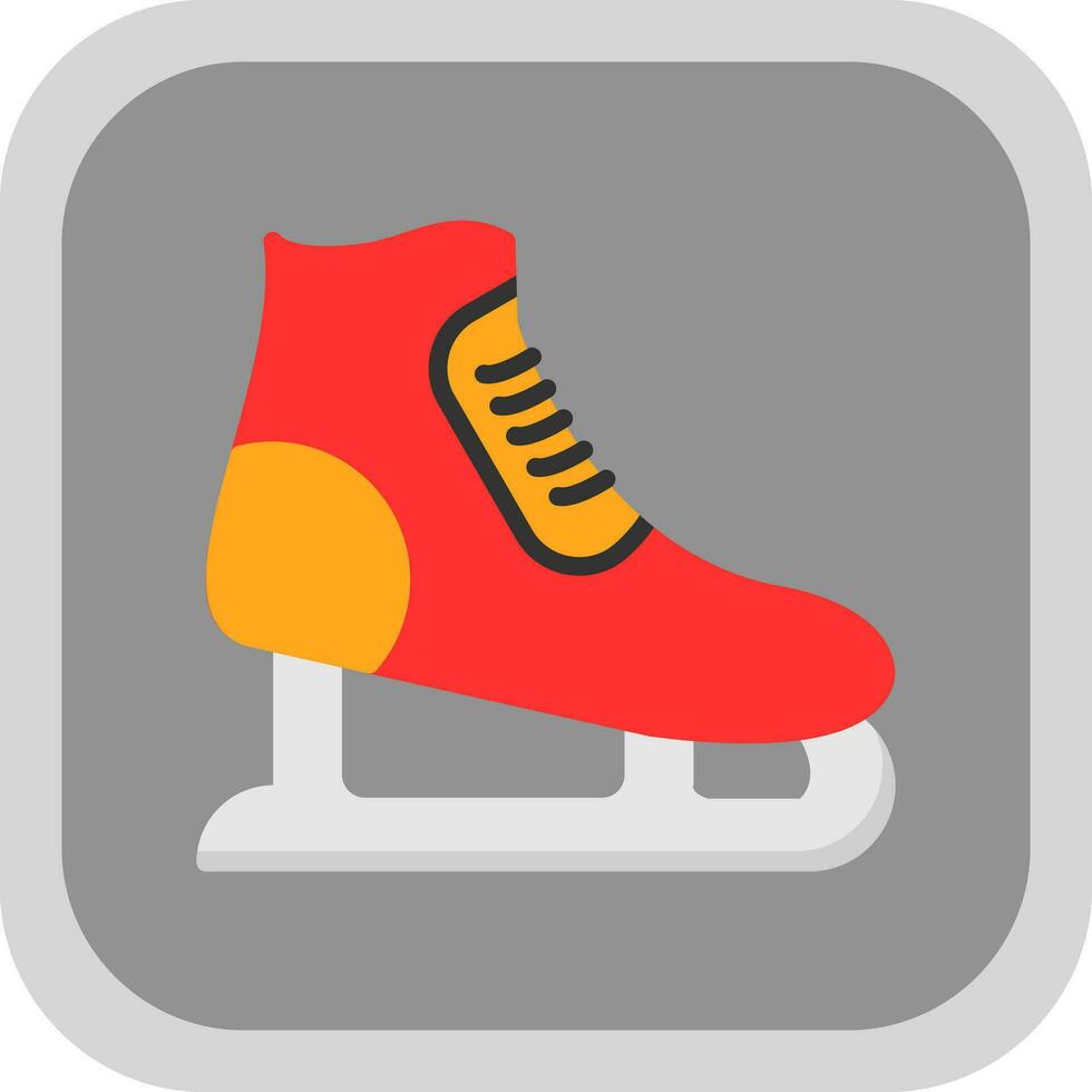 Ice skating Vector Icon Design