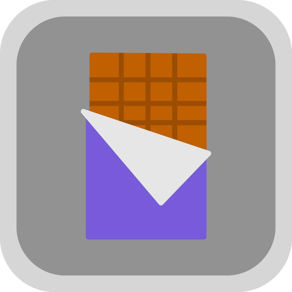 Chocolate bar Vector Icon Design