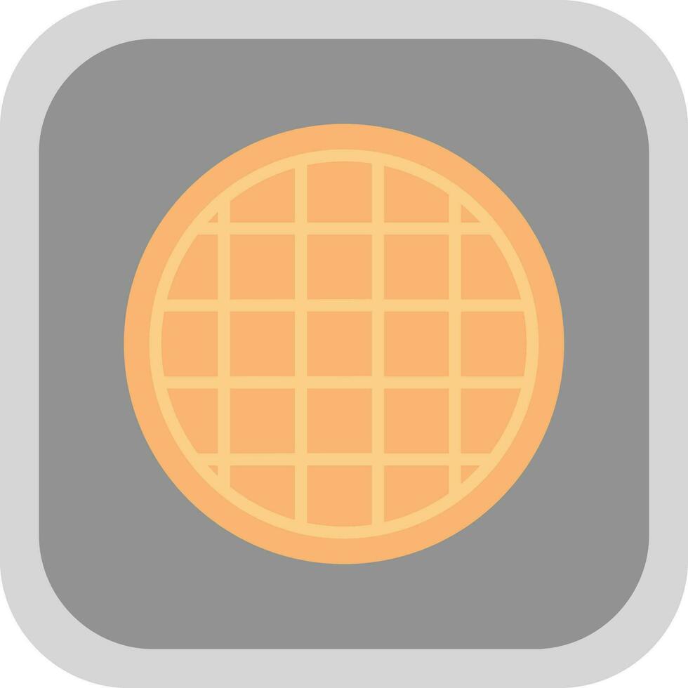 Waffle Vector Icon Design