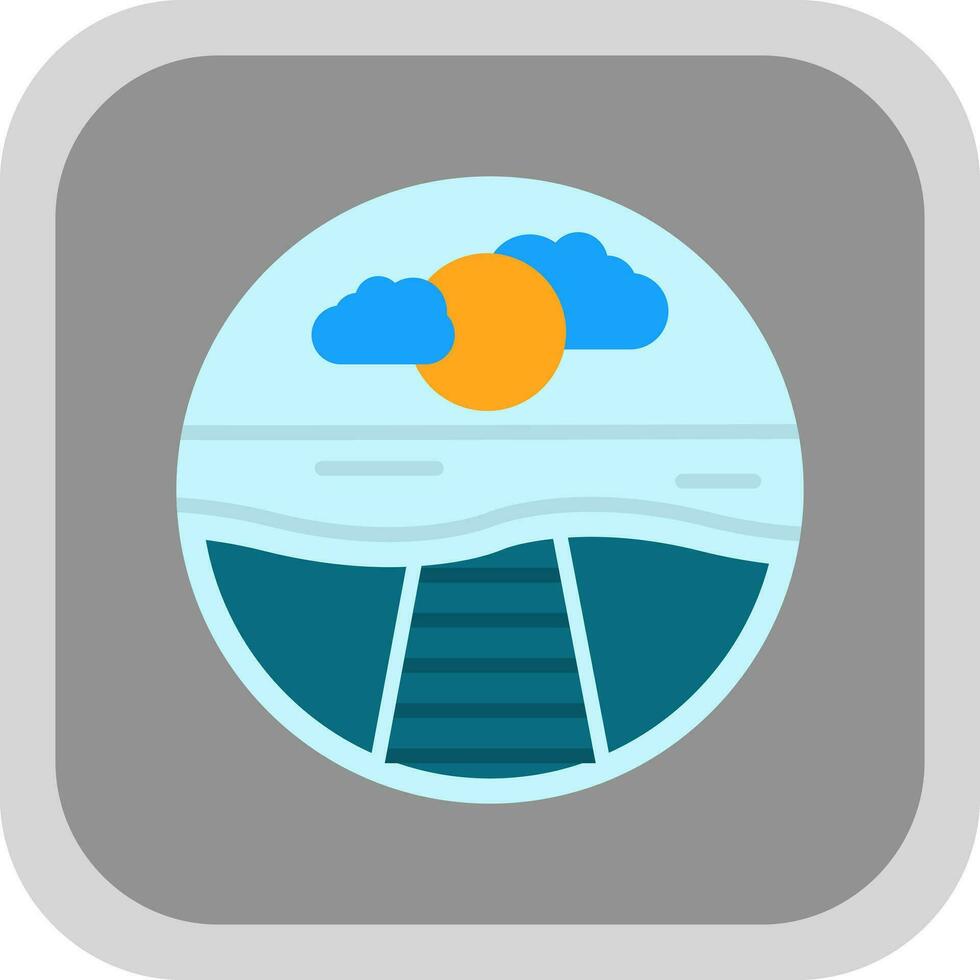 Pier Vector Icon Design