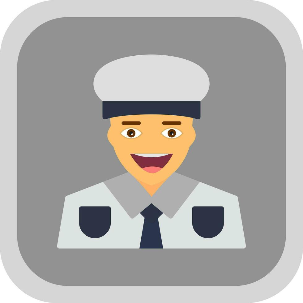 Captain Vector Icon Design