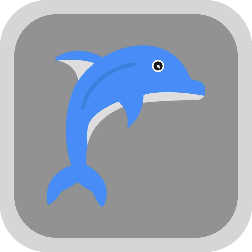 Dolphin Vector Icon Design