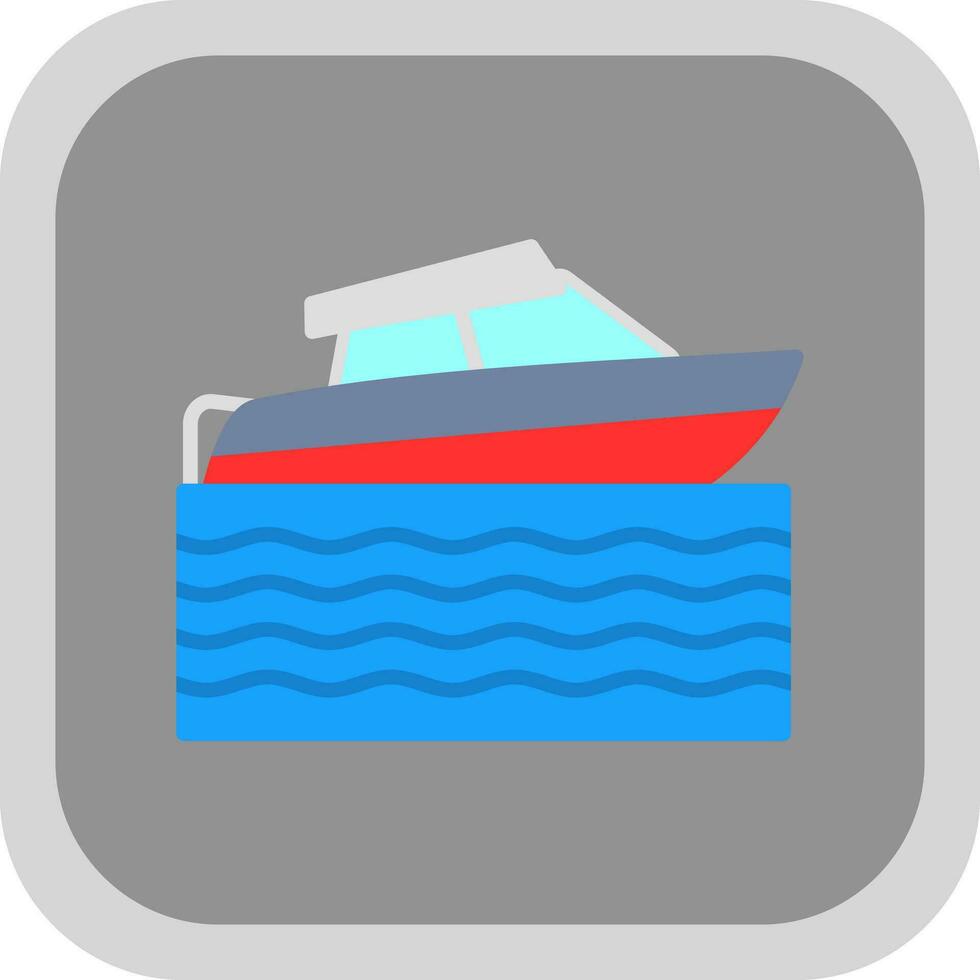 Speed boat Vector Icon Design