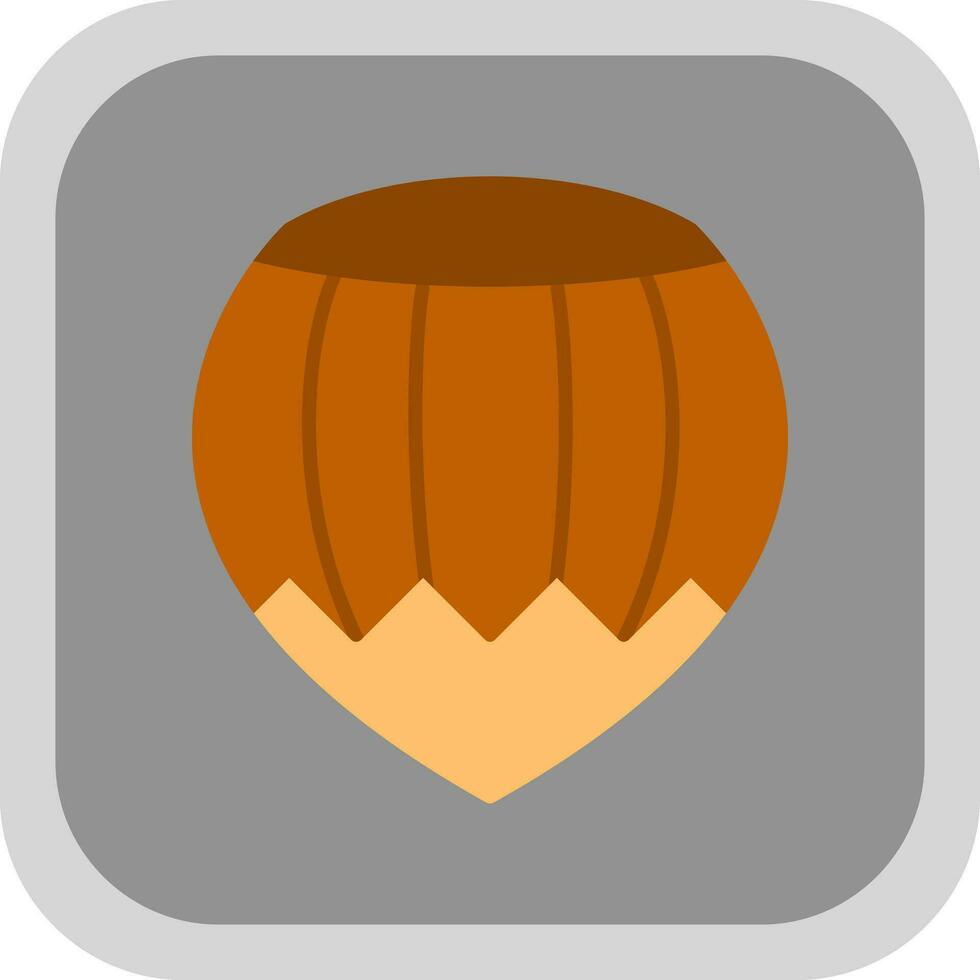 Hazelnut Vector Icon Design