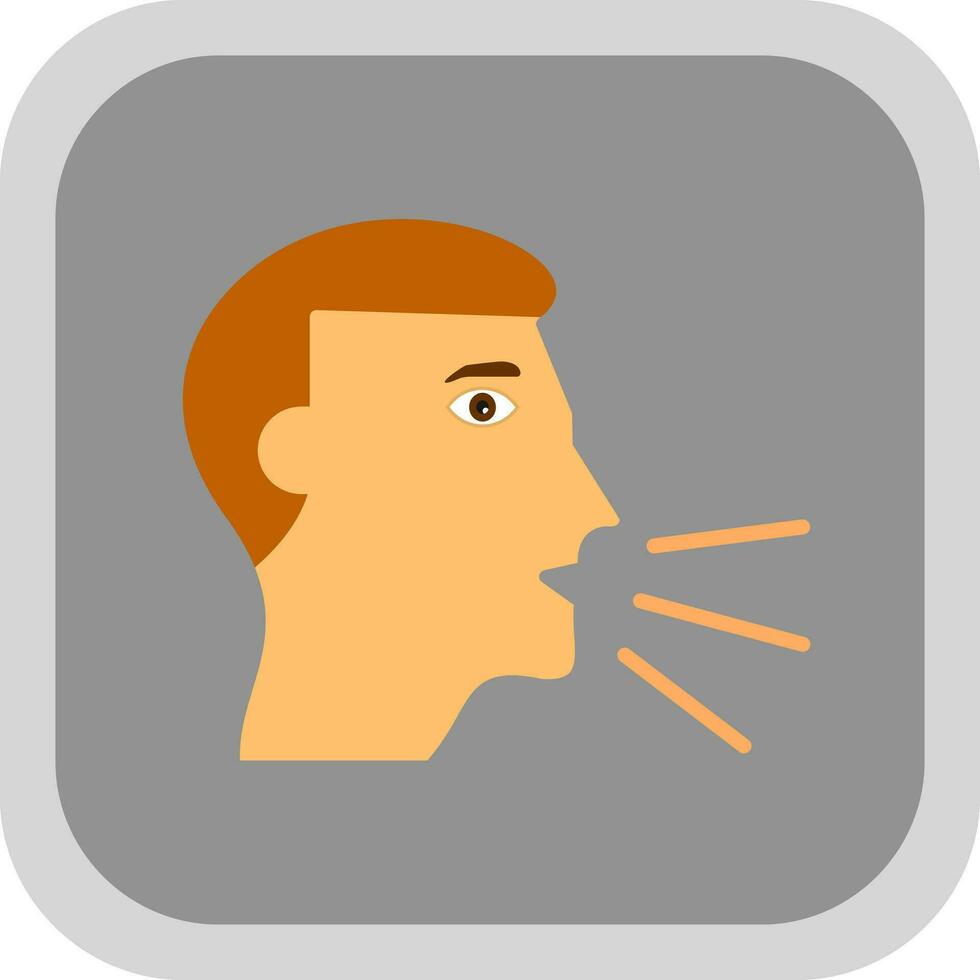 Cough Vector Icon Design