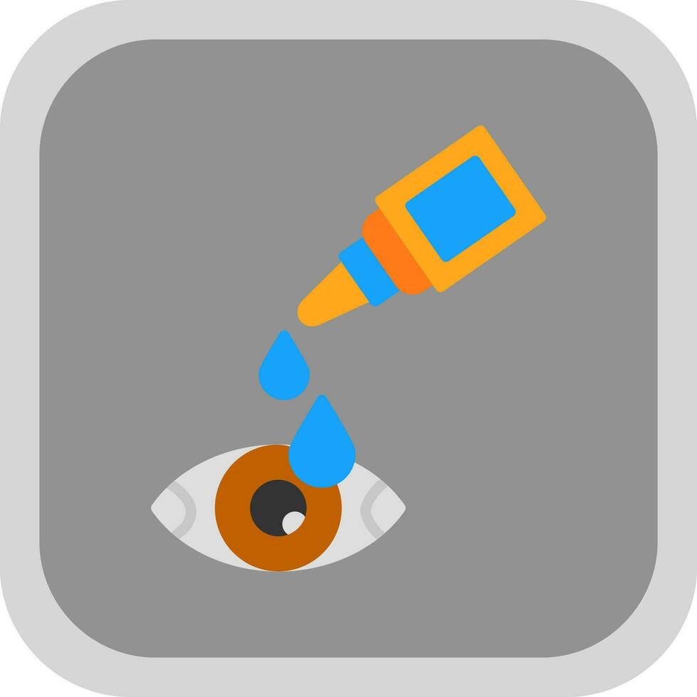 Eye drop Vector Icon Design