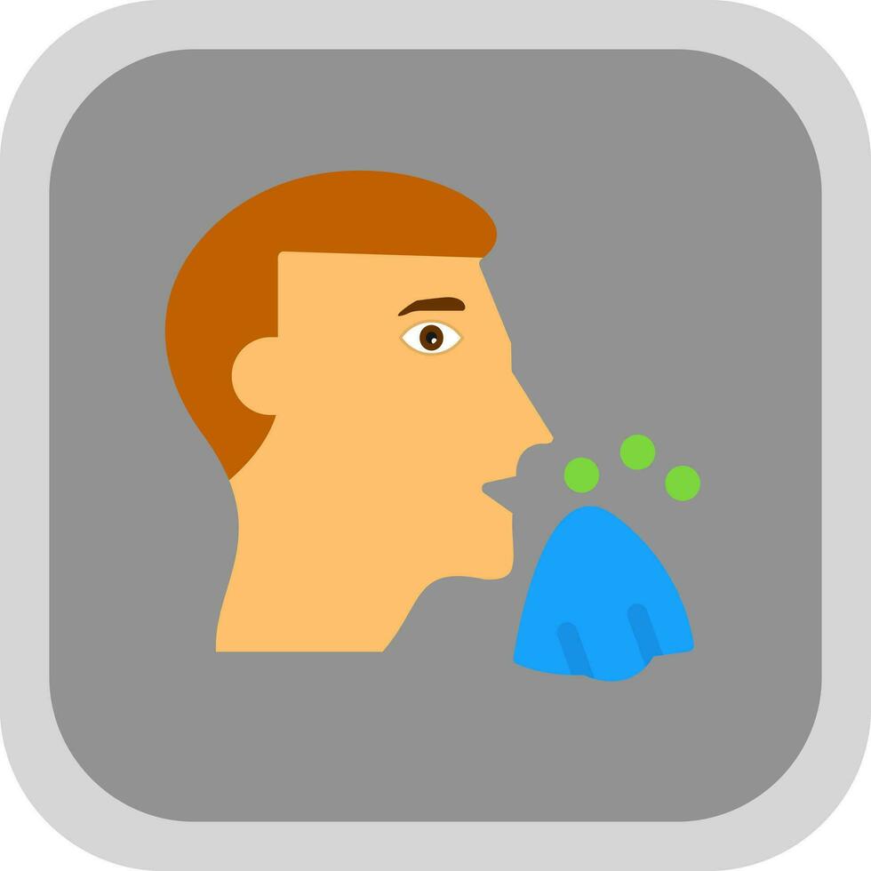 Sneeze Vector Icon Design