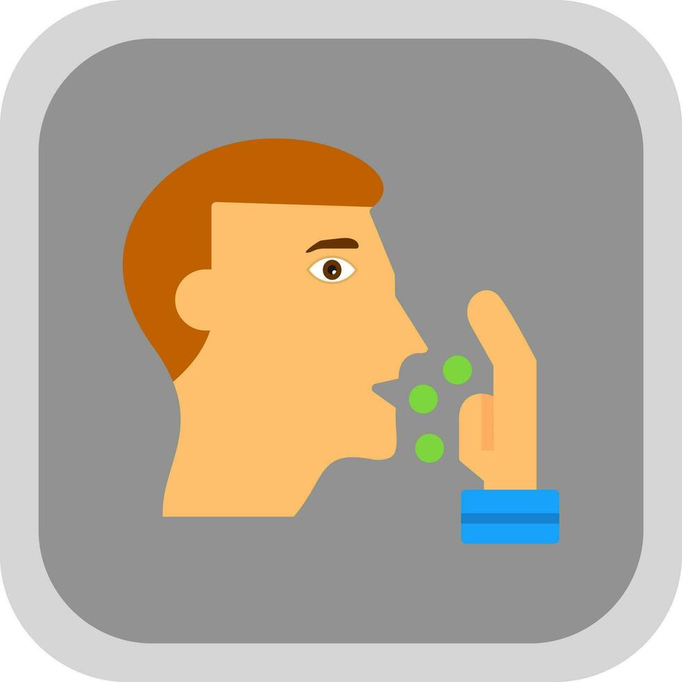 Cough Vector Icon Design