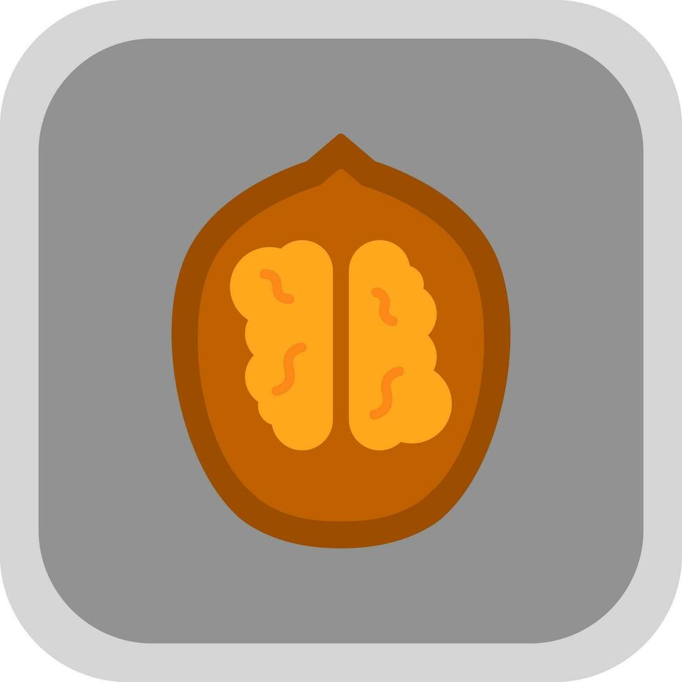 Walnut Vector Icon Design