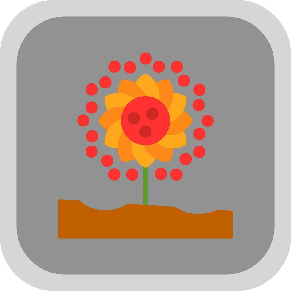 Pollen Vector Icon Design