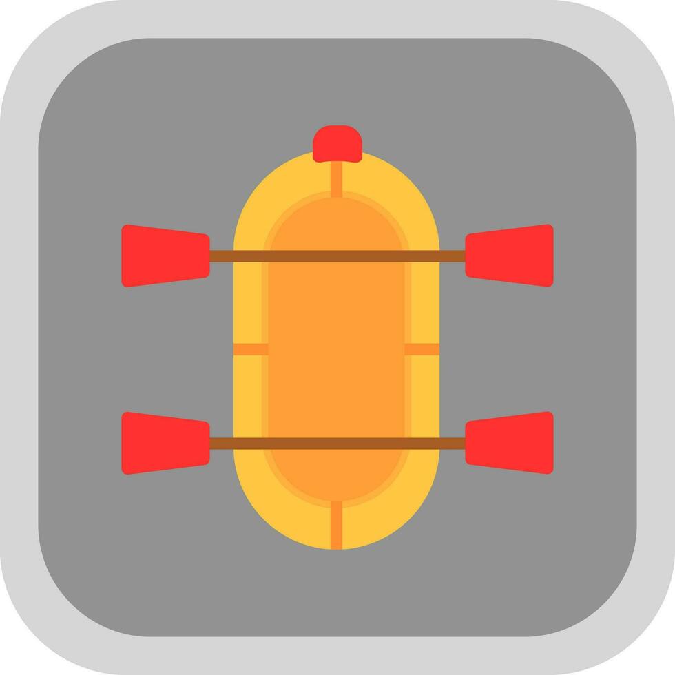 Rafting Vector Icon Design