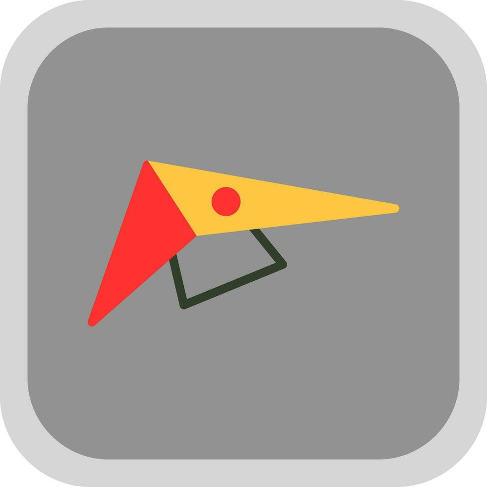 Hang gliding Vector Icon Design