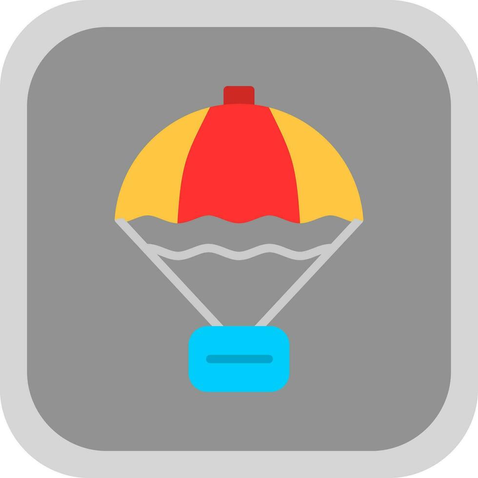 Parachute Vector Icon Design