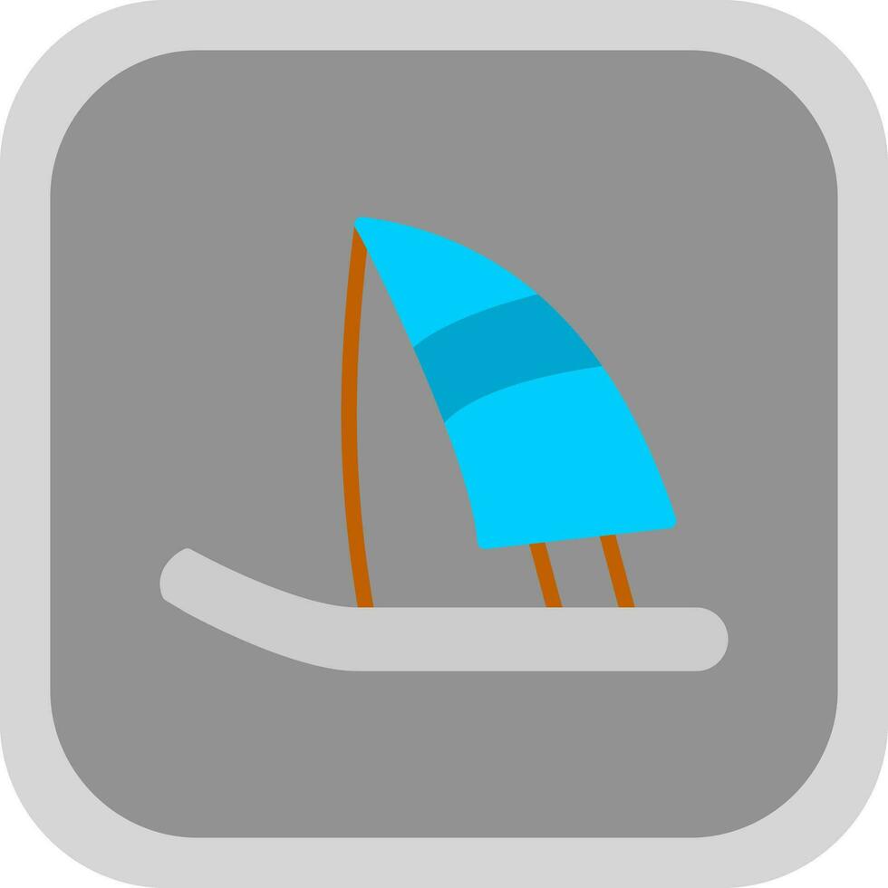 diseño de icono de vector de windsurf