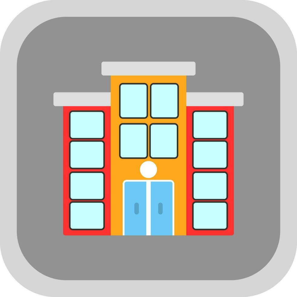 Townhouse Vector Icon Design