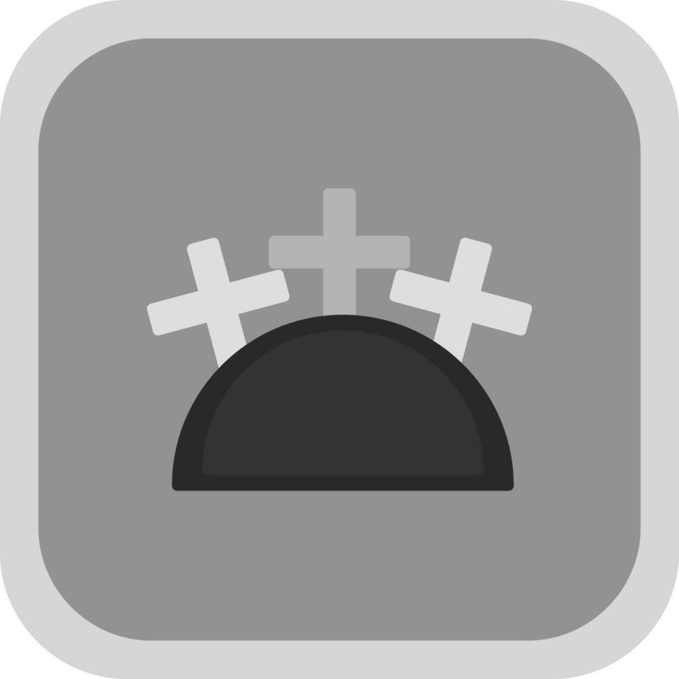 Cemetery Vector Icon Design